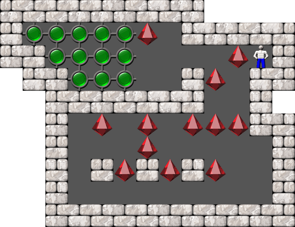 Sokoban Mass Remodel level 36